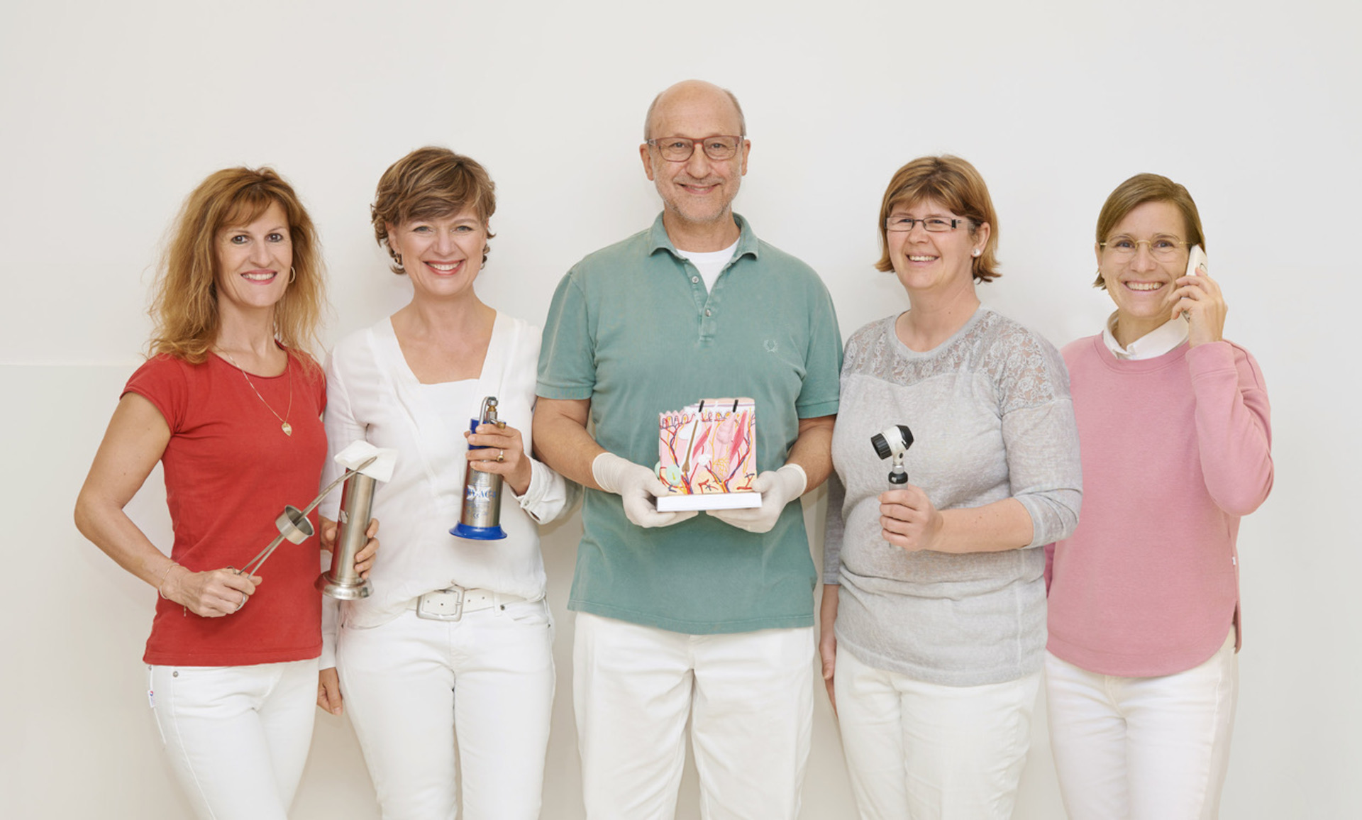 Das Team in der Ordination Haut im Zentrum Eisenstadt